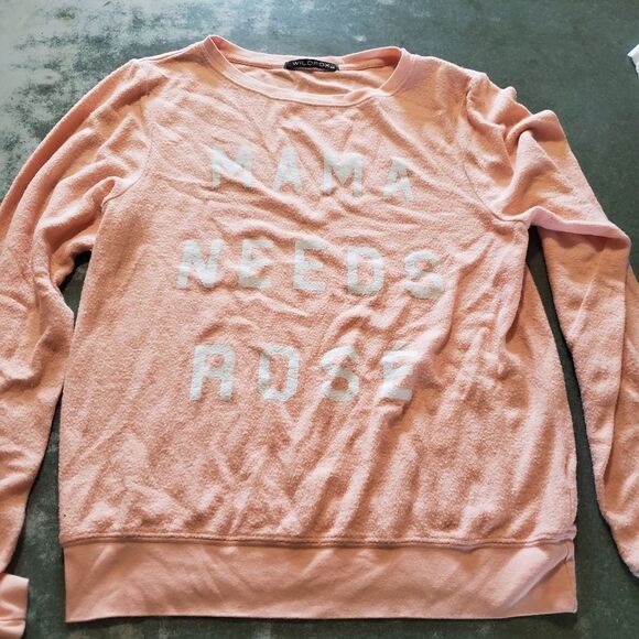 Wildfox Mama Needs some Rose Sweatshirt sz XS - Picture 2 of 5